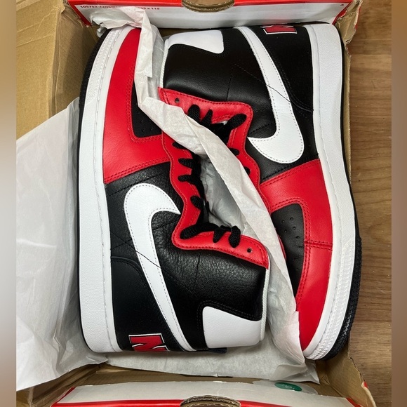 NEW Nike Terminator High Womens Size 11.5 Shoes Sneakers Black/University Red - Picture 2 of 11